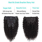 Human Hair Clip In Extensions | Straight; Kinky Straight, 3B-4C