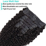 Human Hair Clip In Extensions | Straight; Kinky Straight, 3B-4C